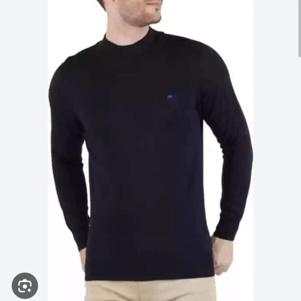Monte Carlo T Neck Sweater (Black)